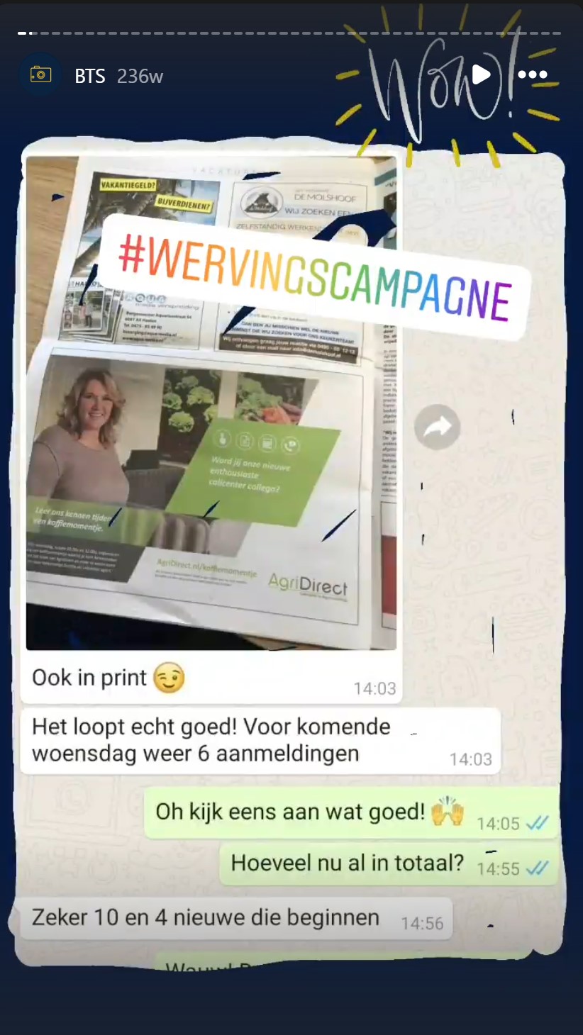 Succesverhaal wervingscampagne