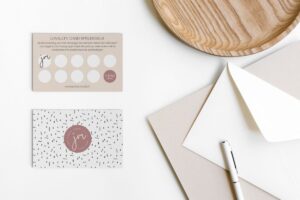 loyaliteitskaart met stempel - klantenkaart
