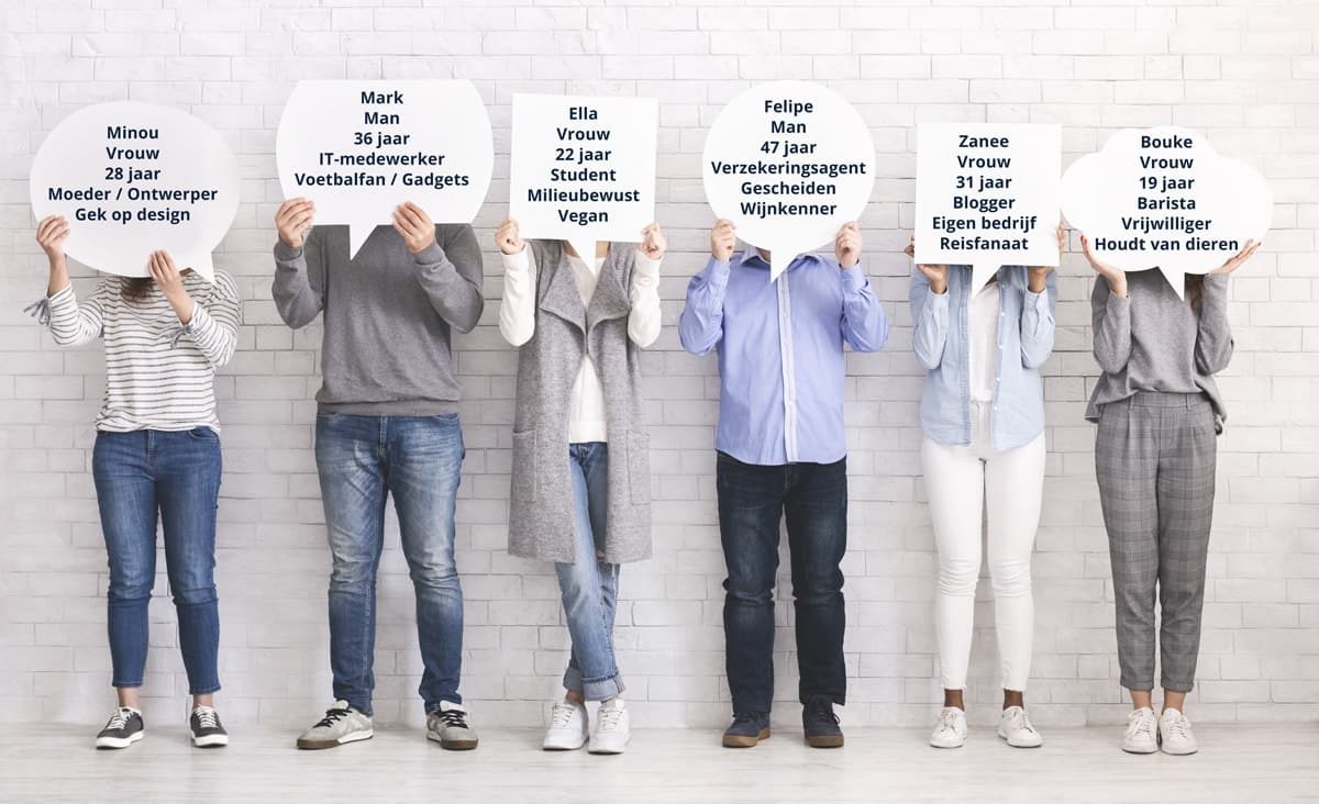 Met een klantprofiel kan je jouw droomklant binnen je doelgroep bepalen