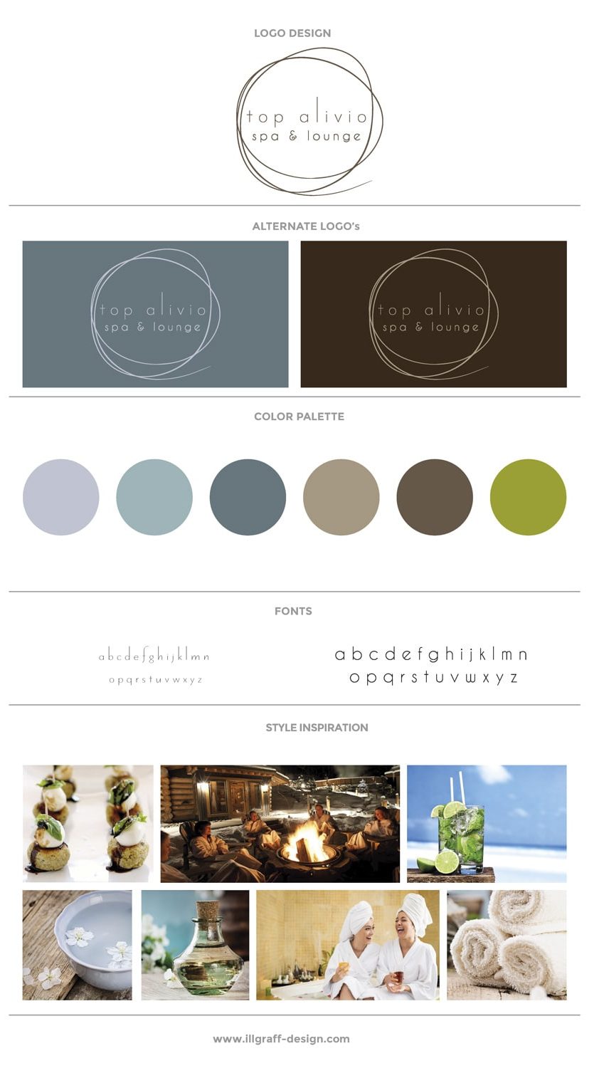 Moodboard rebranding saunacentrum naar spa & lounge