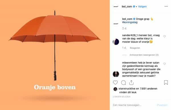 Koningsdag is een van de meest bekende inhaakmomenten door het jaar heen