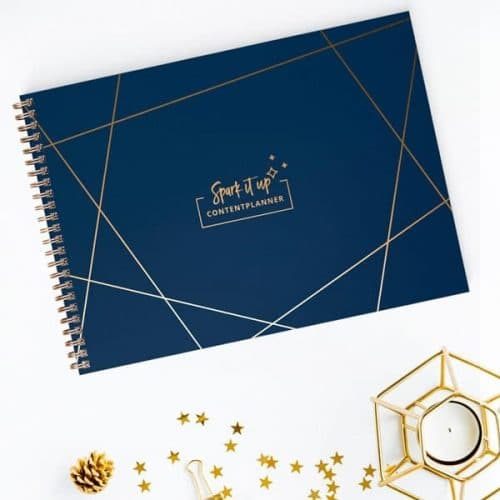 Spark it up contentplanner: effectieve contentplanning op papier voor meer focus en overzicht