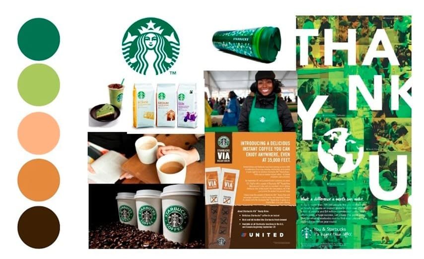 Het merk Starbucks heeft sterke branding elementen die samen zorgen voor een top merkbeleving