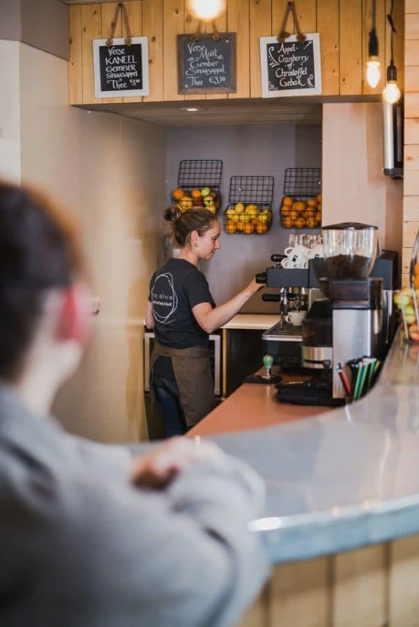 Nieuwe bar na herpositionering van sauna